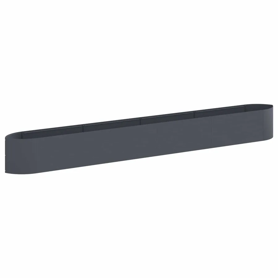 Jardin surélevé Anthracite 380 x 40 x 40 cm Acier - 2
