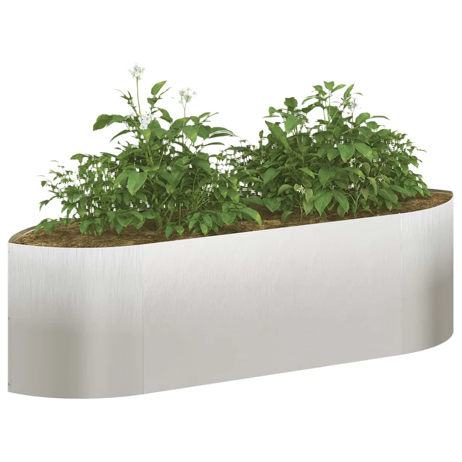 Jardin surélevé Acier inoxydable 140 x 40 x 40 cm Acier - 3