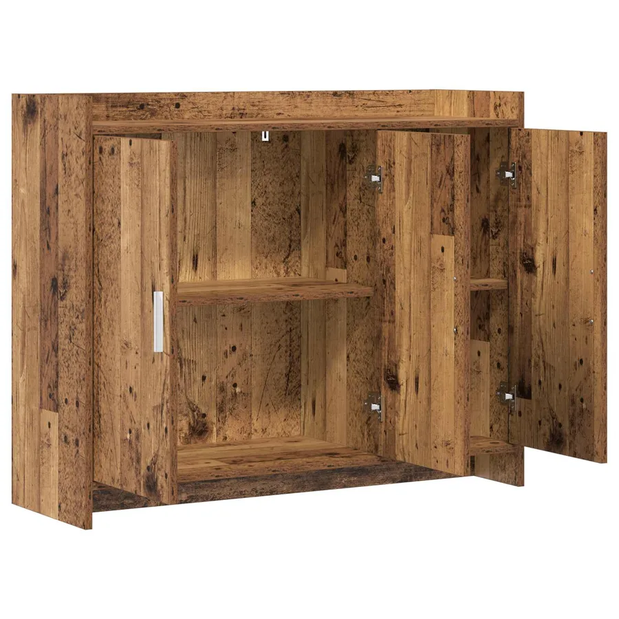 Buffet Bois ancien 98,5 x 33 x 80 cm Bois d'ingénierie - 4