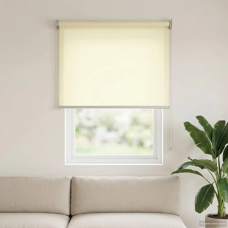 Store roulant extérieur protection UV Crème Polyester - 3