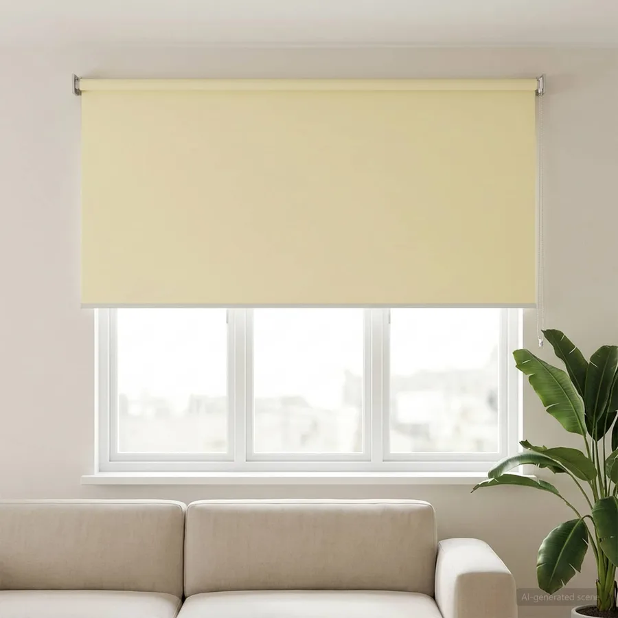 Store roulant extérieur protection UV Crème Polyester - 3