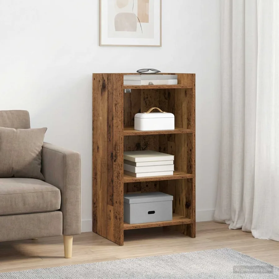Buffet Bois ancien 40 x 36 x 80 cm Bois d'ingénierie