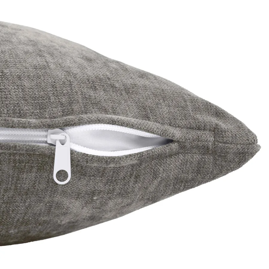 Housse de coussin 12 pcs HEERLEN Gris foncé 40 x 40 cm - 5