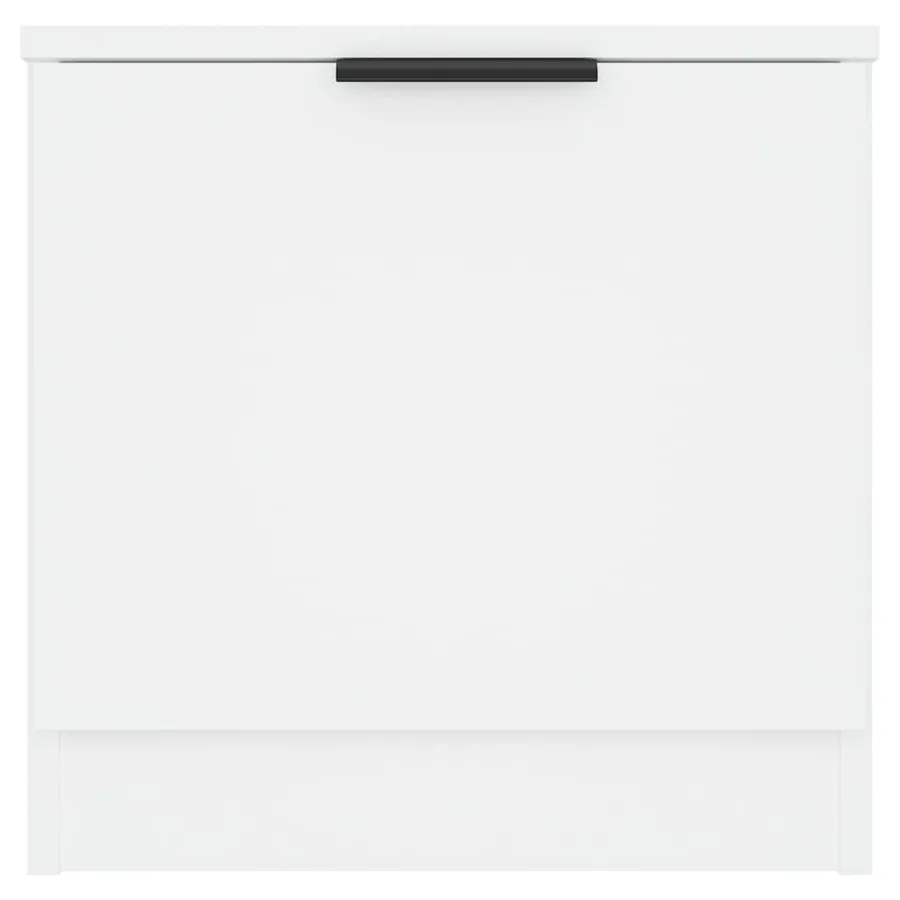 Table de chevet Blanc 40x39x40 cm - 4