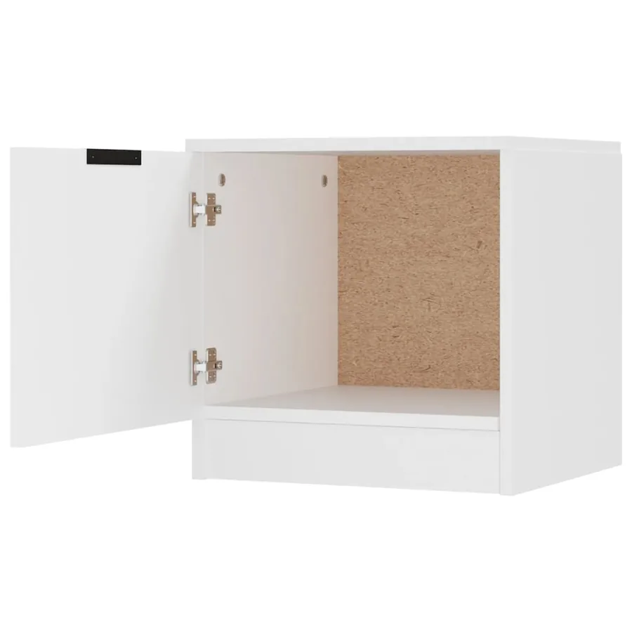 Table de chevet Blanc 40x39x40 cm - 5
