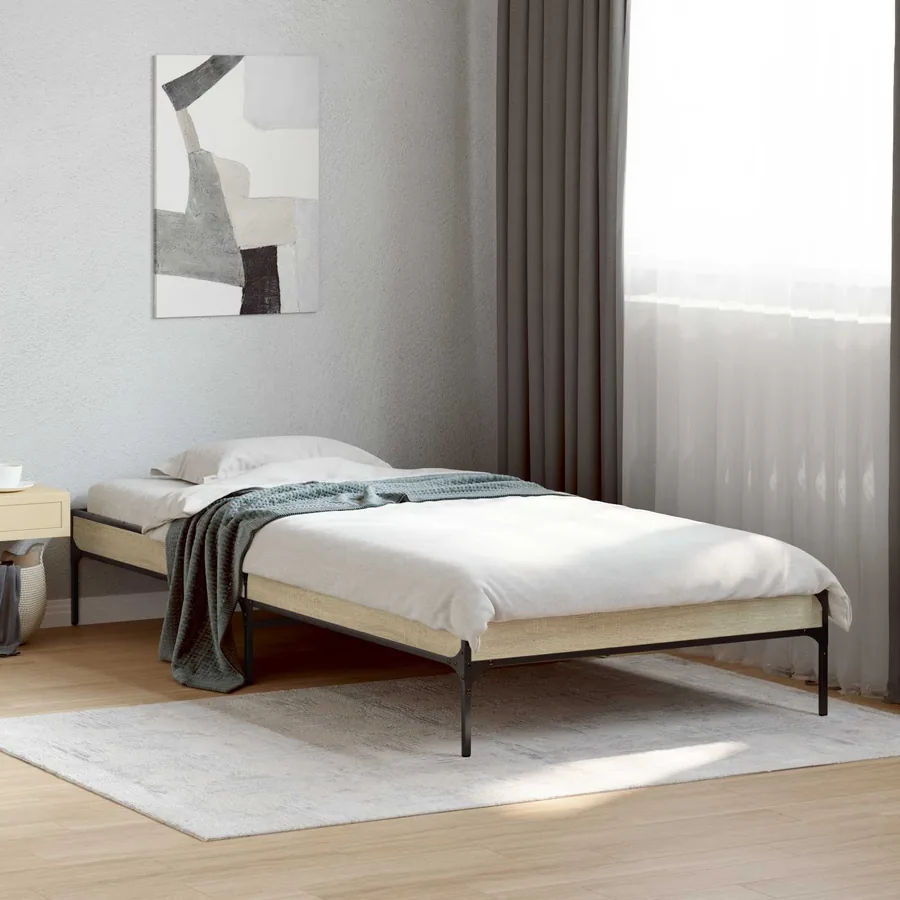 Cadre de lit Chêne Sonoma 80 x 200 cm Bois d'ingénierie