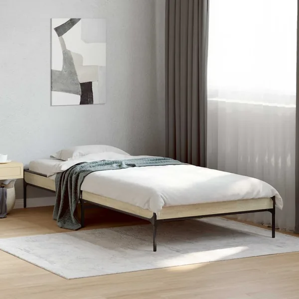 Cadre de lit Chêne Sonoma 80 x 200 cm Bois d'ingénierie