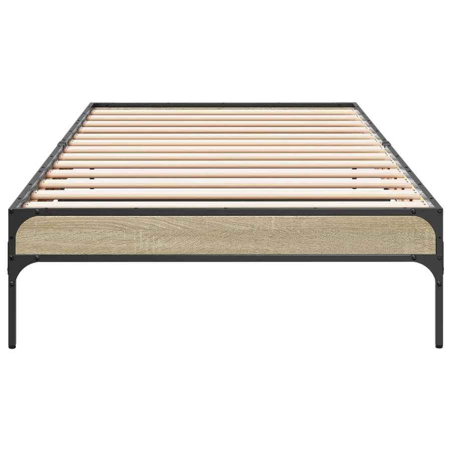 Cadre de lit Chêne Sonoma 80 x 200 cm Bois d'ingénierie - 4