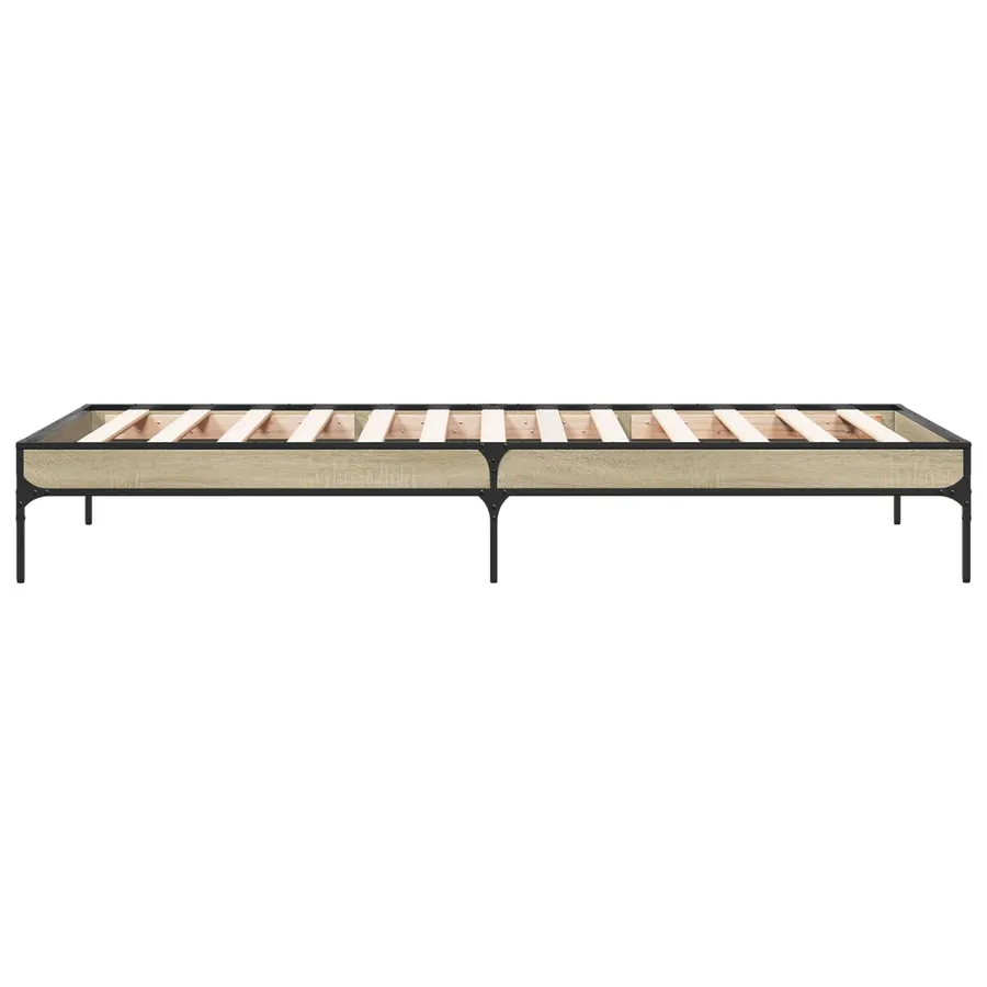 Cadre de lit Chêne Sonoma 80 x 200 cm Bois d'ingénierie - 5