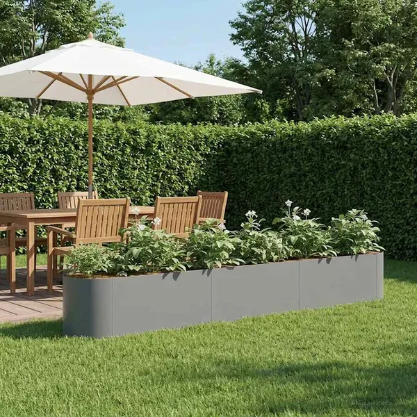 Jardin surélevé Anthracite 280 x 40 x 40 cm