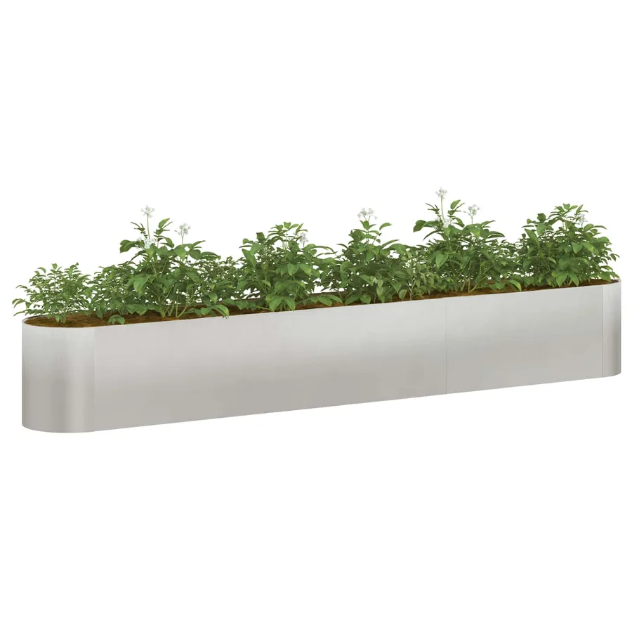 Jardin surélevé Acier inoxydable 280 x 40 x 40 cm - 3