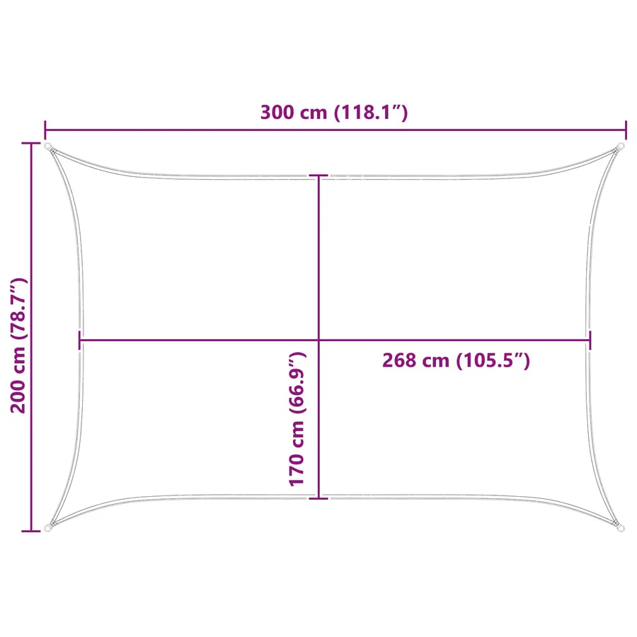 Voile d'ombre Oxford enduit de PU - 8