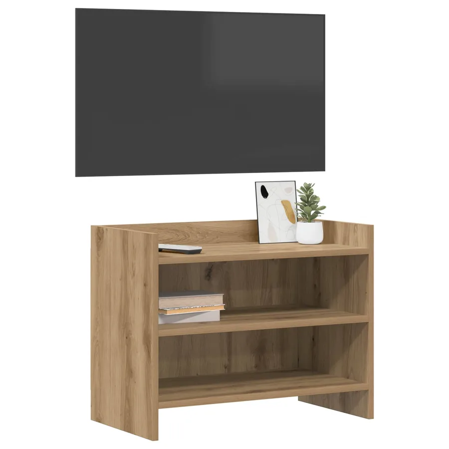 Meuble TV 60 x 33 x 47 cm Chêne artisanal Bois d'ingénierie - 3
