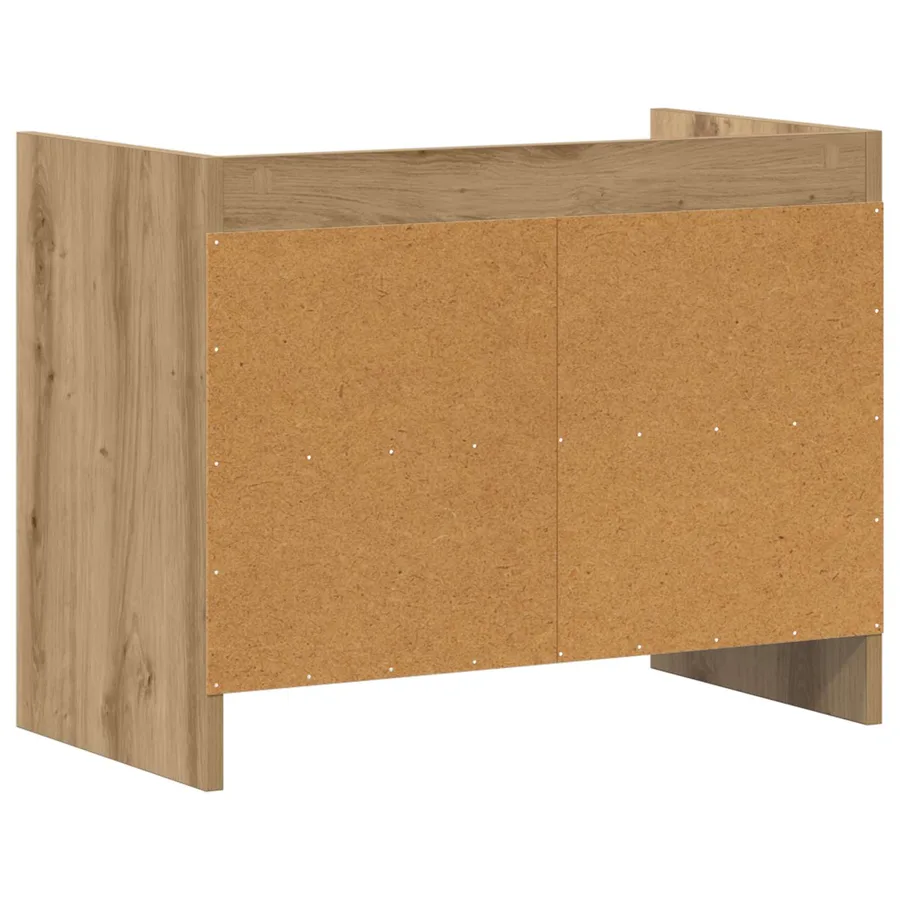Meuble TV 60 x 33 x 47 cm Chêne artisanal Bois d'ingénierie - 6