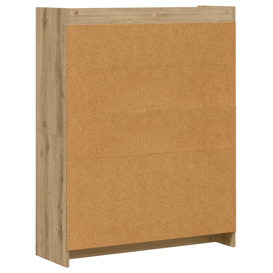 Bibliothèque 9 niveaux 87,5 x 30 x 111 cm Bois d'ingénierie - 6