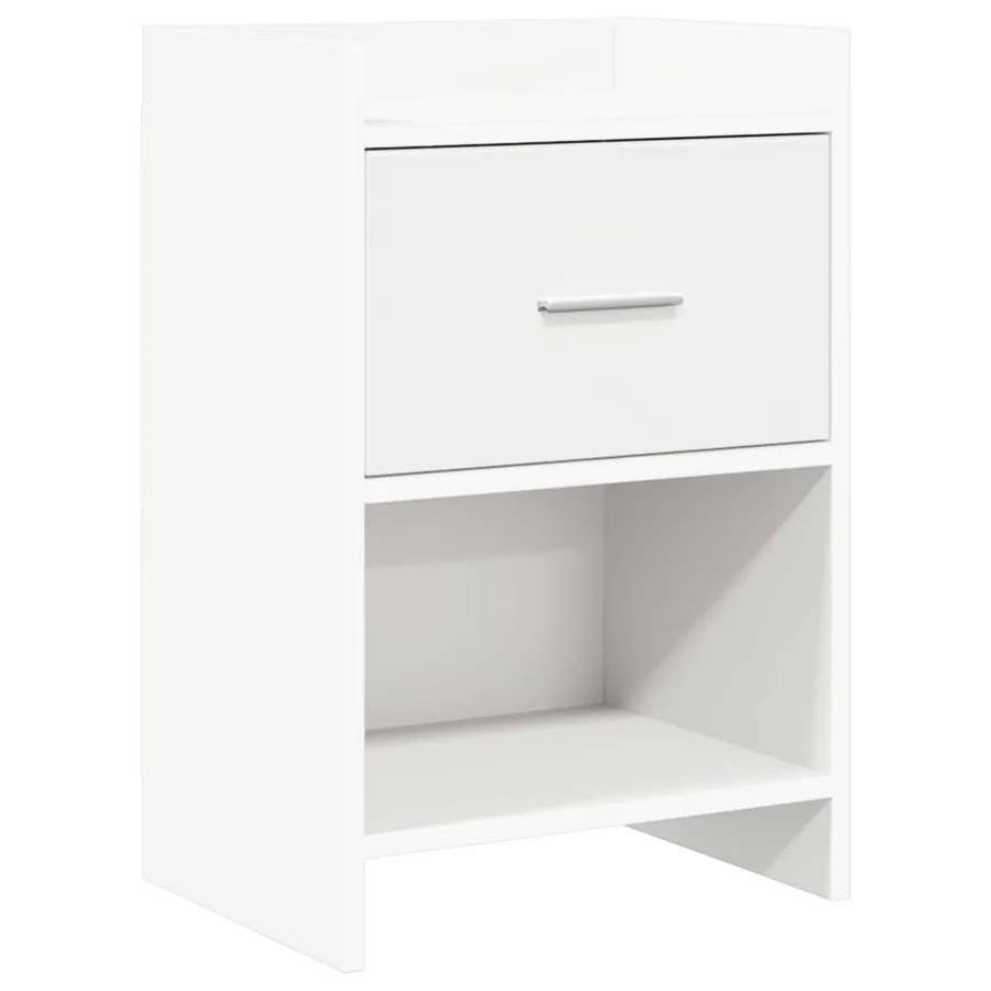 Tables de chevet Blanc 40 x 30 x 60 cm Bois d'ingénierie