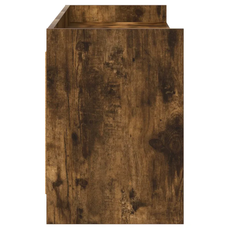 Meuble TV 168 x 33 x 47 cm Chêne fumé Bois d'ingénierie - 5
