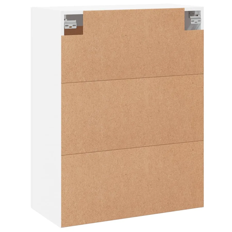 Armoire murale blanc 69,5x34x90 cm bois d'ingénierie - 9