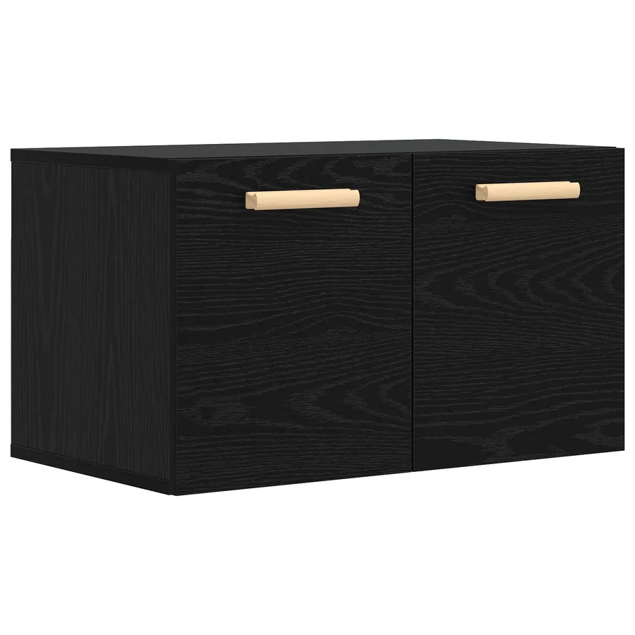 Meuble mural Chêne noir 60 x 36,5 x 35 cm Bois d'ingénierie