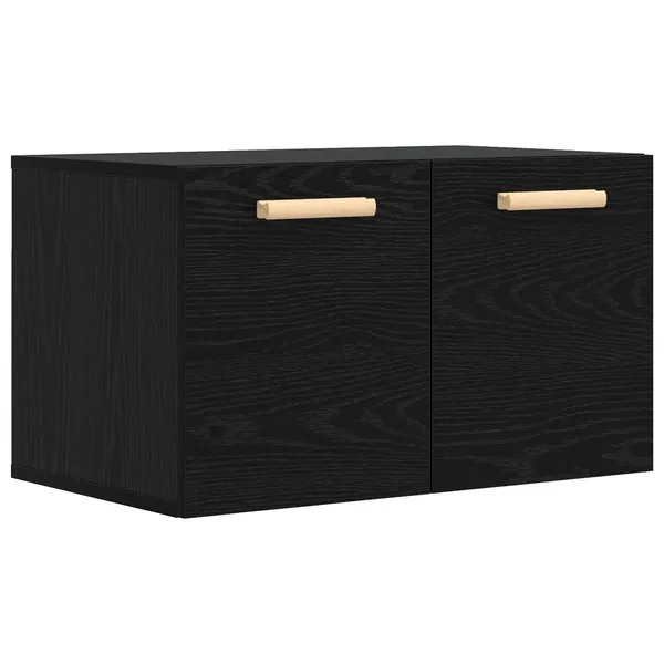 Meuble mural Chêne noir 60 x 36,5 x 35 cm Bois d'ingénierie