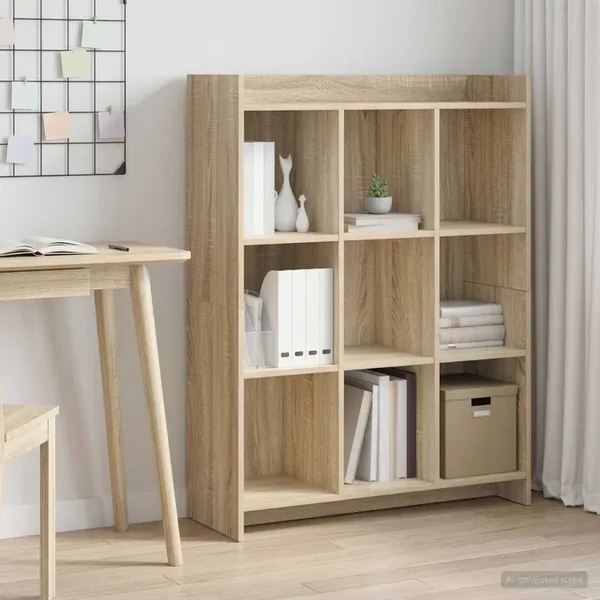 Bibliothèque Chêne Sonoma 87,5 x 30 x 111 cm Bois d'ingénierie