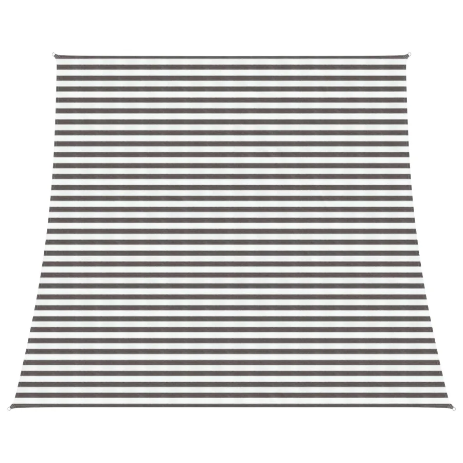 Voile d'ombre Gris clair et blanc 4 / 5 x 4 m HDPE