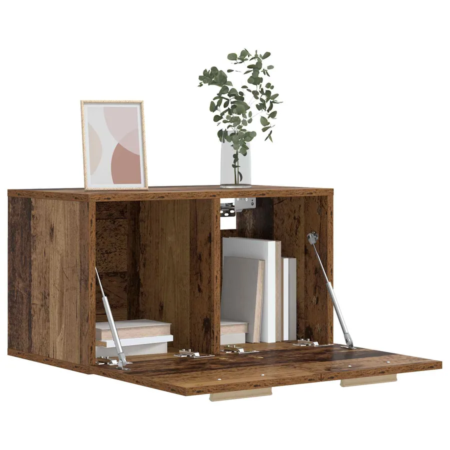 Meuble mural Bois ancien 60 x 36,5 x 35 cm Bois d'ingénierie - 2