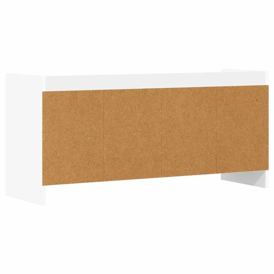 Meuble TV 100 x 33 x 47 cm Blanc Bois d'ingénierie - 6