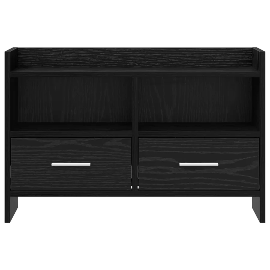 Meuble TV 71,5 x 33 x 47 cm Chêne noir Bois d'ingénierie - 5