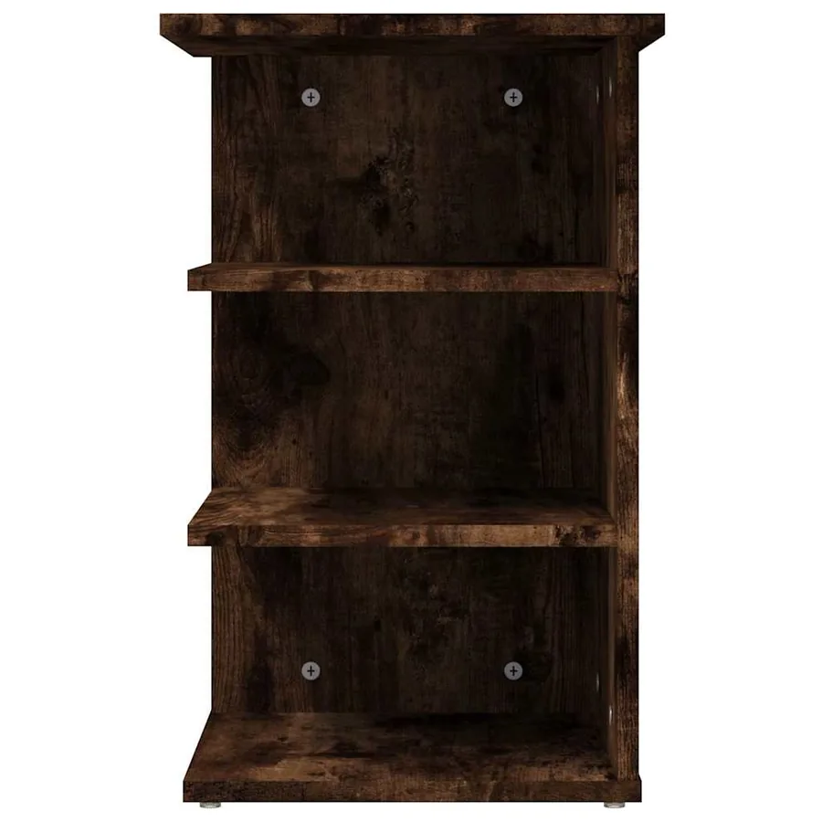 Armoire latérale Chêne fumé 35x35x55 cm Bois d'ingénierie - 5