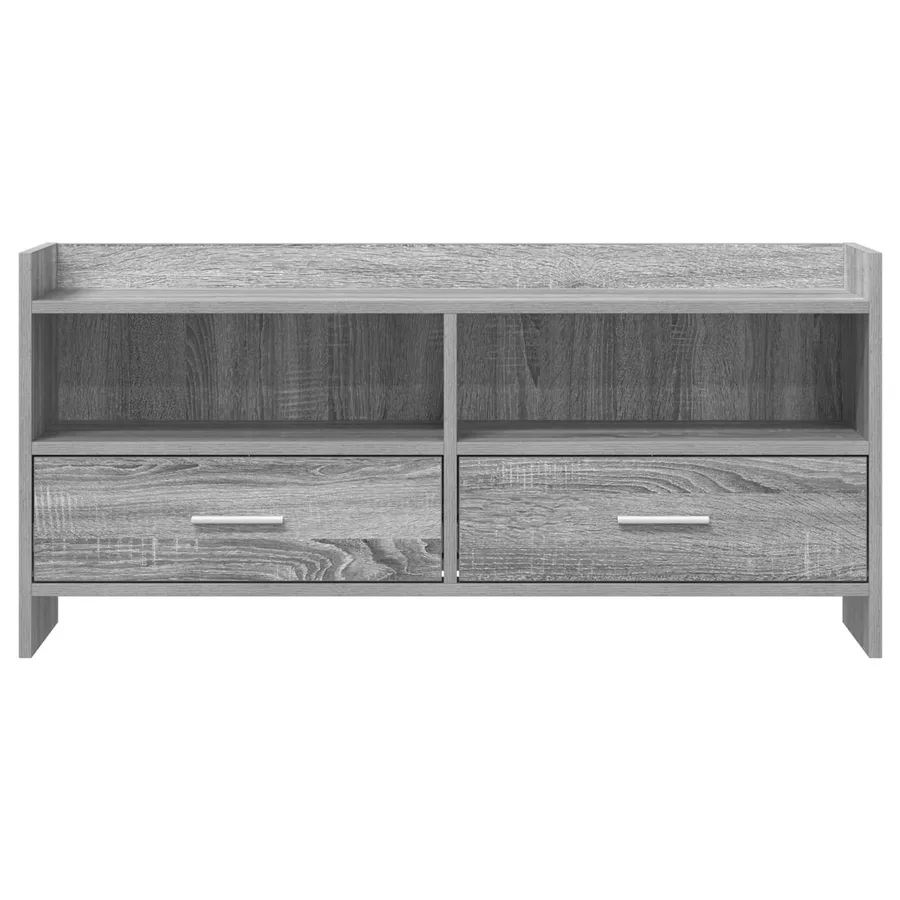 Meuble TV 100 x 33 x 47 cm Sonoma gris Bois d'ingénierie - 5