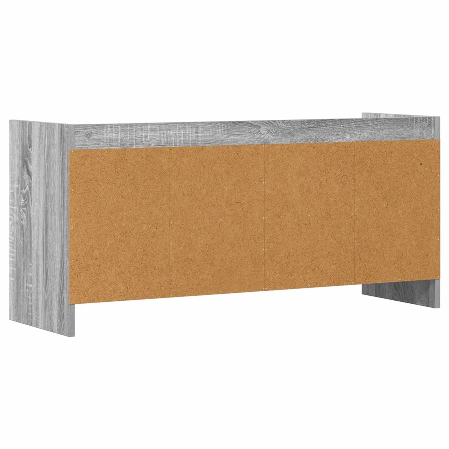 Meuble TV 100 x 33 x 47 cm Sonoma gris Bois d'ingénierie - 6