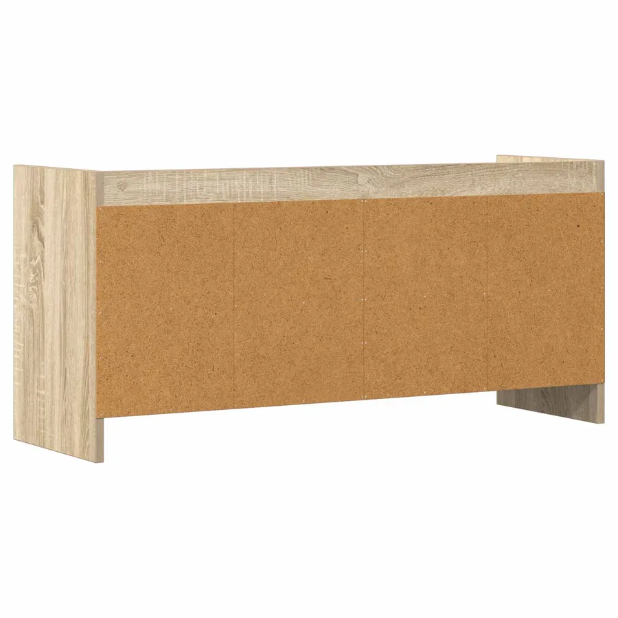 Meuble TV 100 x 33 x 47 cm Chêne Sonoma Bois d'ingénierie - 6