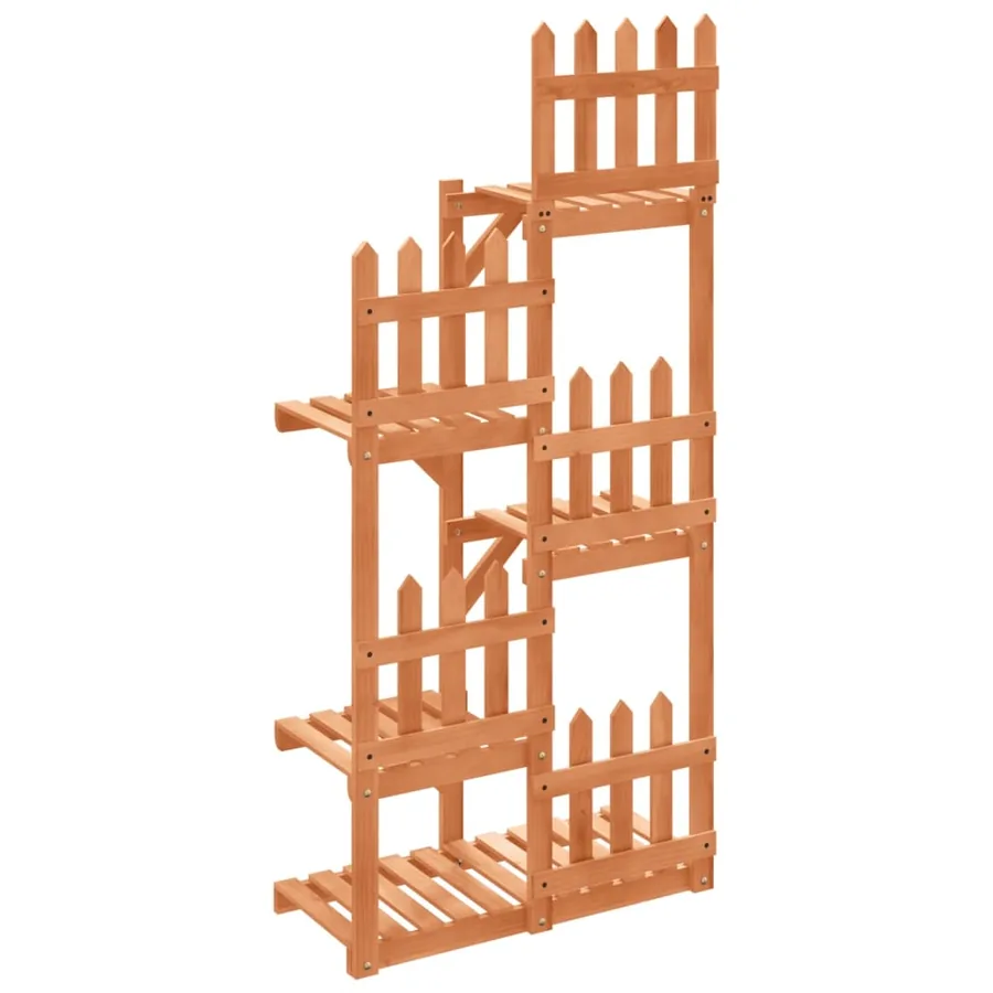 Support à fleurs 60x25x130 cm bois massif de sapin - 2