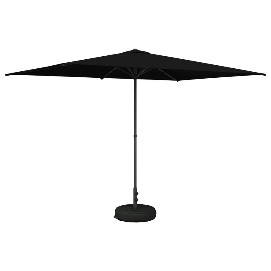 Parasol de jardin avec base 200 x 300 cm Polyester - 2