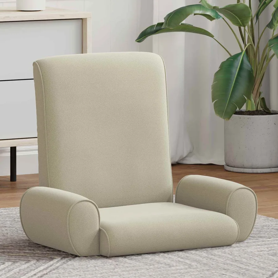 Fauteuil de sol ajustable Sable Velours grainé - 3