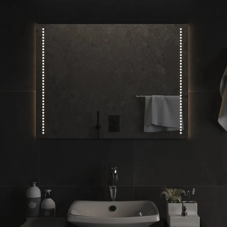 Miroir de salle de bain à LED 60x80 cm