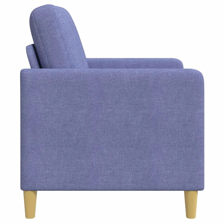Sofa avec rangement Bleu denim 72 x 78 x 87 cm Polyester - 5