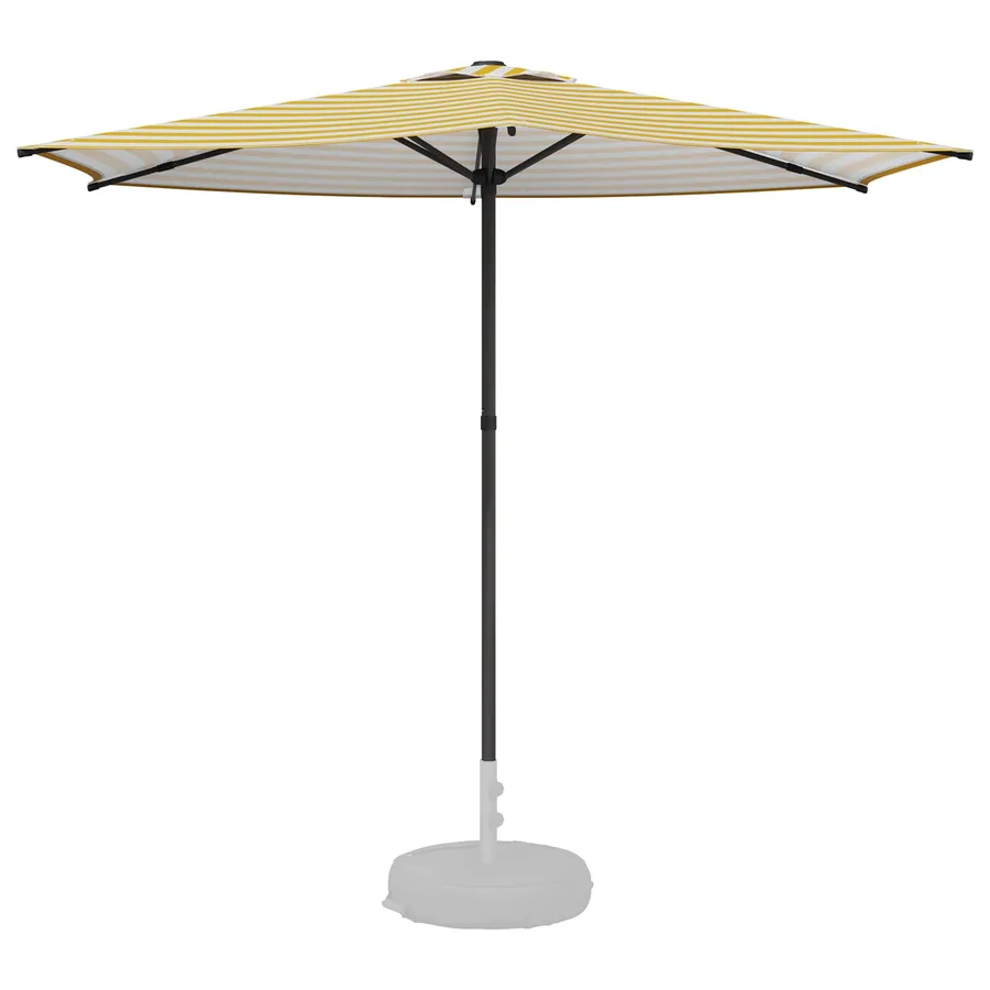 Parasol de jardin 270 x 270 cm Polyester Rectangulaire - 3