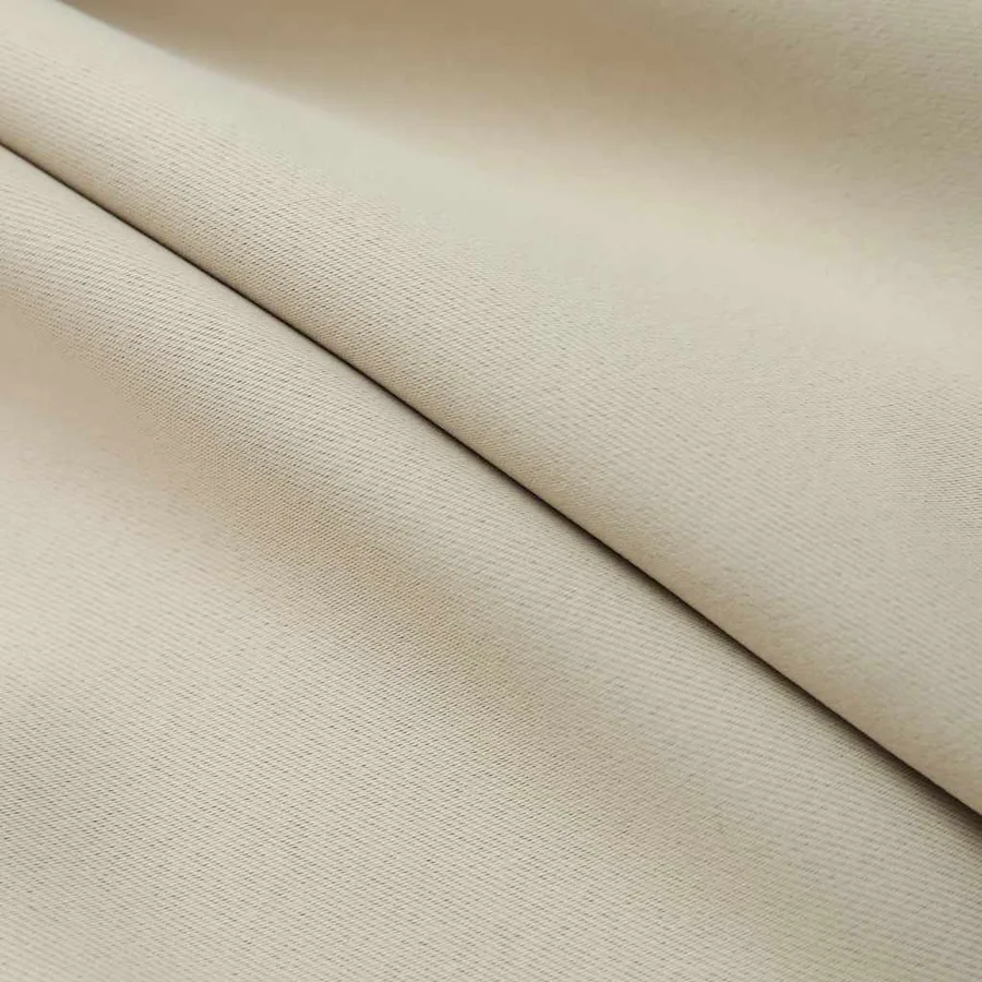 Rideaux occultants avec crochets 2 pcs Beige 140x175 cm - 4
