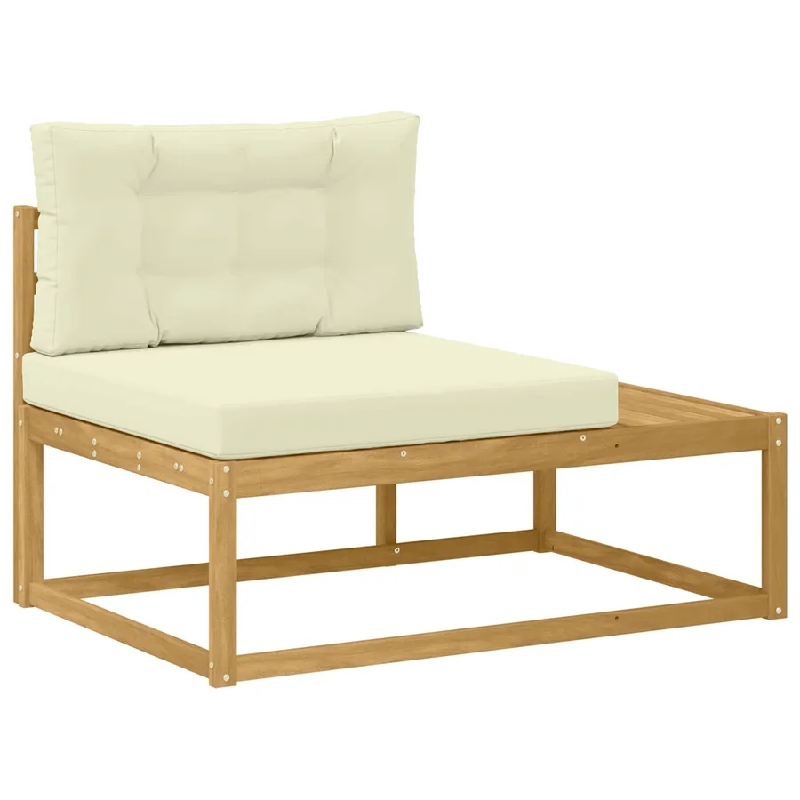Ensemble de canapés d'extérieur Blanc 79 x 79 x 37 cm Polyester - 3