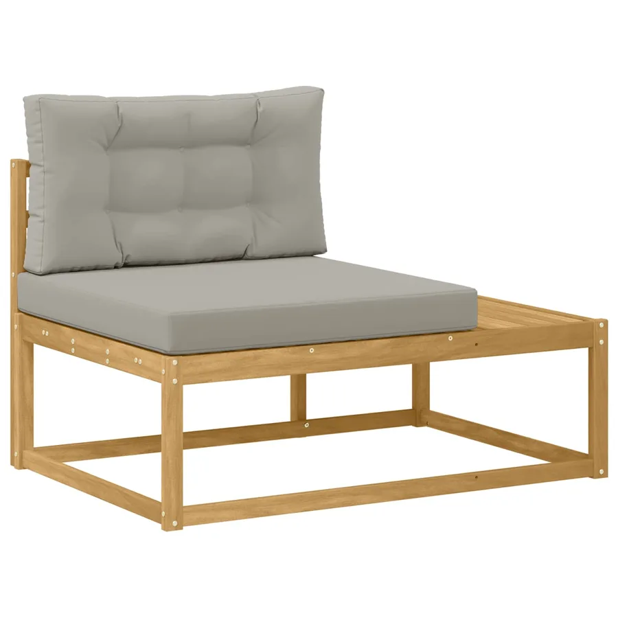 Ensemble de canapés d'extérieur Blanc 79 x 79 x 37 cm Polyester - 3