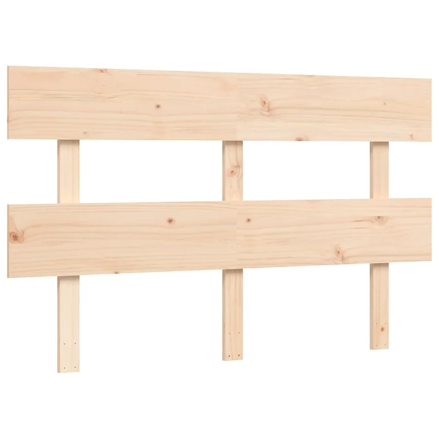 Cadre de lit sans matelas 140x200 cm bois massif de pin - 8