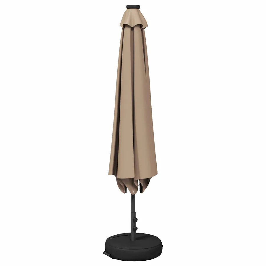 Parasol de jardin avec lumières LED et base 300 x 300 cm - 3