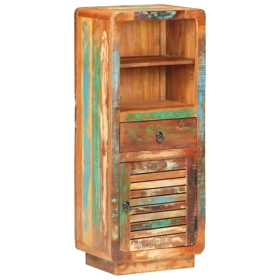 Buffet 45x32x110 cm Bois de récupération massif - 10
