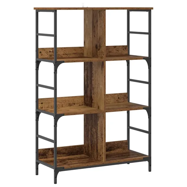 Étagère Bois ancien 78,5 x 33 x 117,5 cm métal PB
