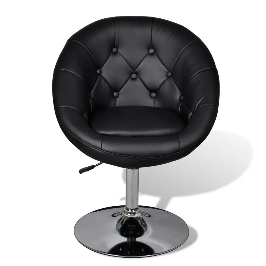 Tabouret de bar Noir Similicuir - 3