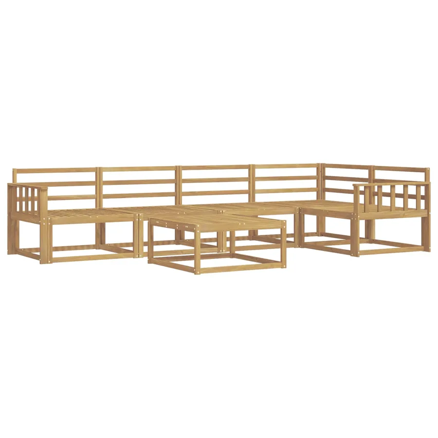Ensemble de canapés d'extérieur 6 pcs Blanc 79 x 79 x 37 cm - 2