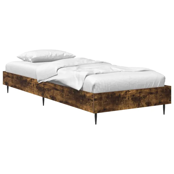 Cadre de lit Chêne fumé 80 x 200 cm Bois d'ingénierie