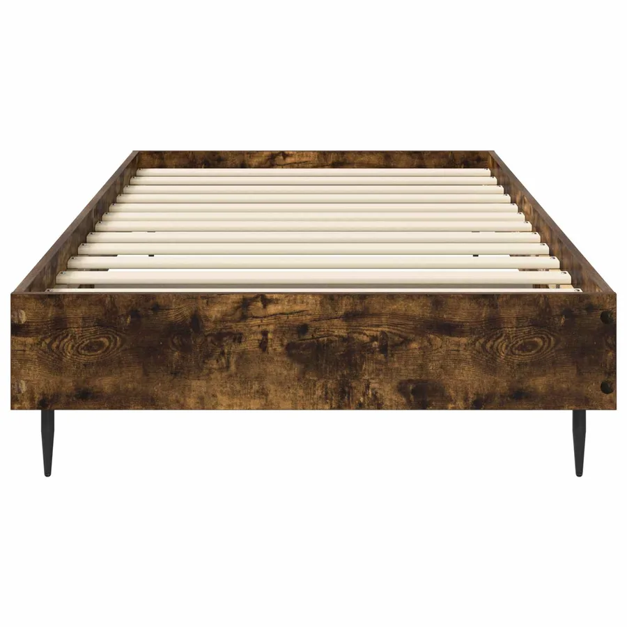 Cadre de lit Chêne fumé 80 x 200 cm Bois d'ingénierie - 3